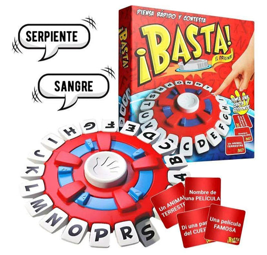 Juego De Mesa Basta Interactivo Palabras