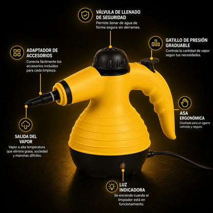SteamPro 9en1 Limpiador a Vapor