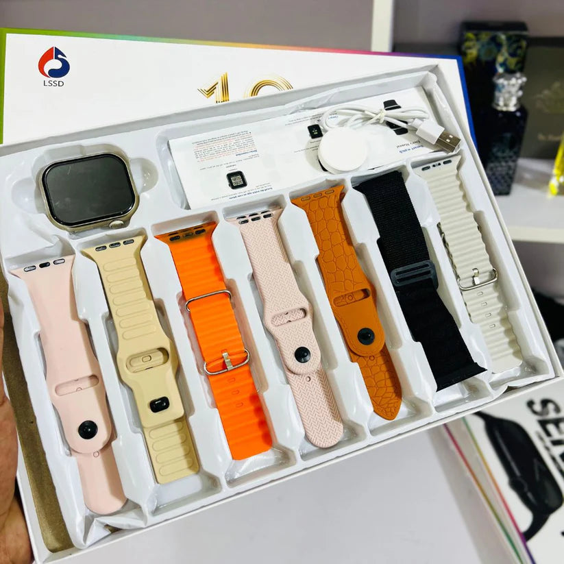 Smart Watch S30Pro Max (7 Manillas) "Edición Black Days"