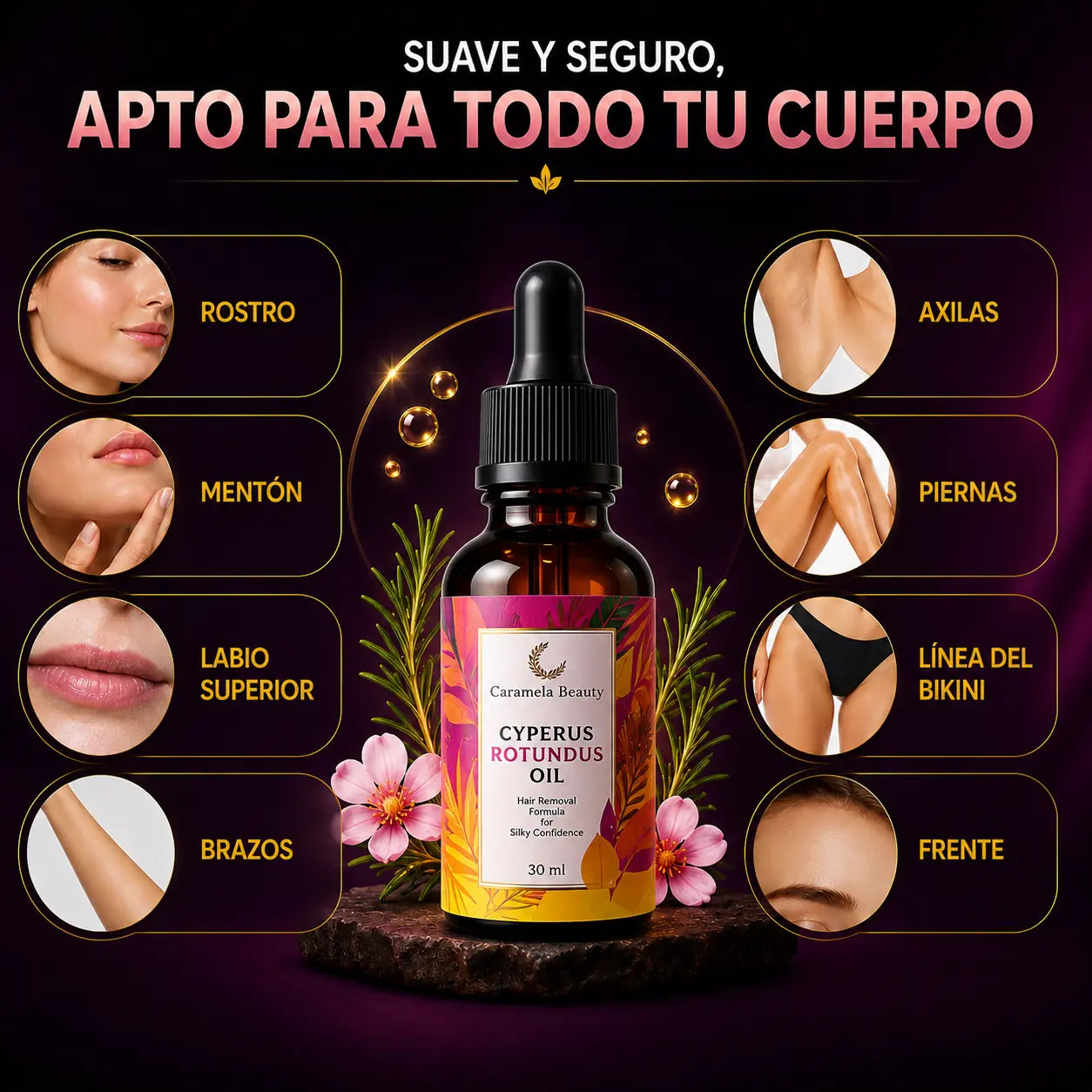 Aceite Premium Cyperus Removedor de Vello