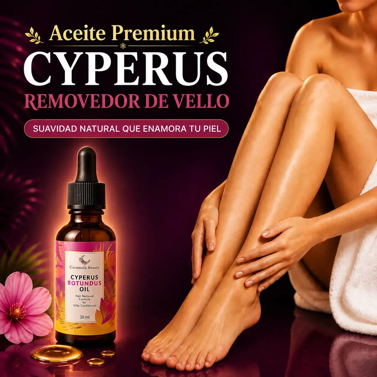 Aceite Premium Cyperus Removedor de Vello