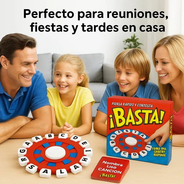 Juego De Mesa Basta Interactivo Palabras