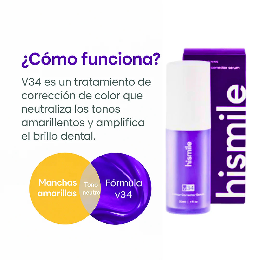 Hismile Crema Dental v34 Gratis Cepillo