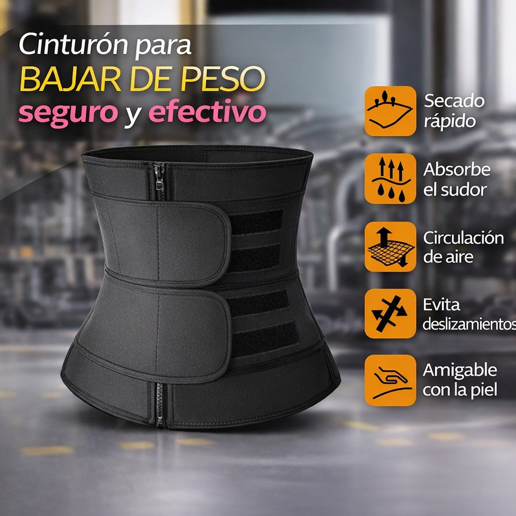 INCREÍBLE FAJA MOLDEADORA TÉRMICA DE COMPRESIÓN