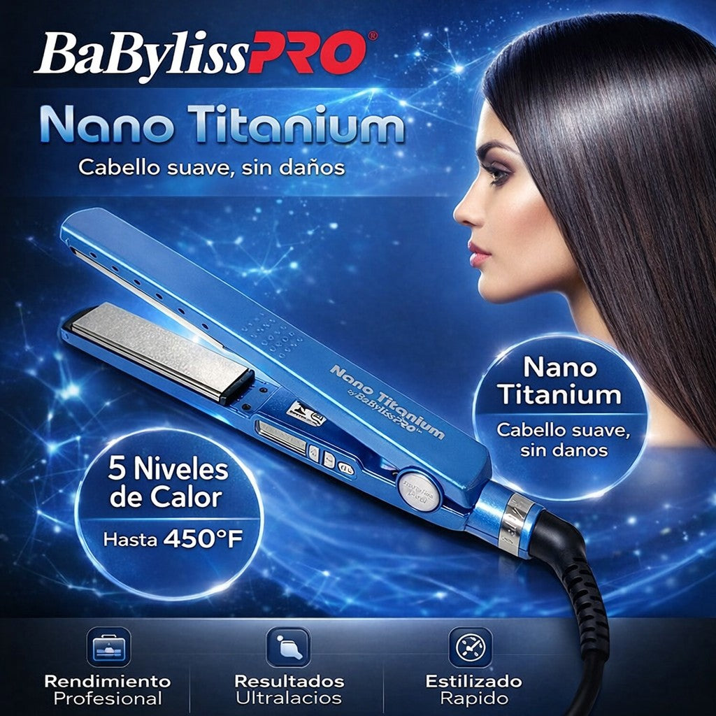 Plancha Nano Titanium
