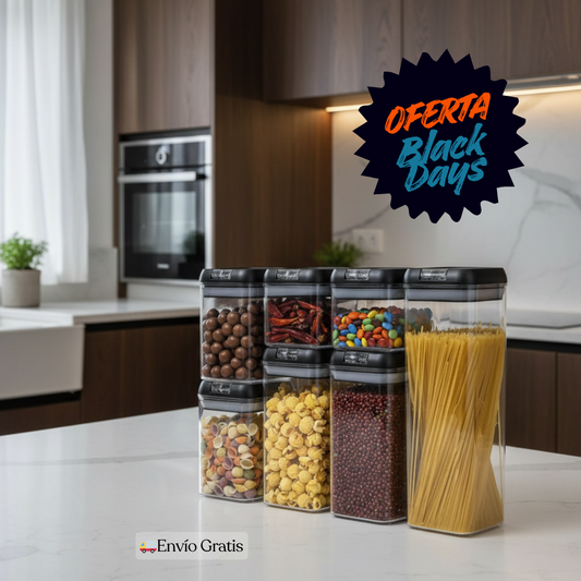 MODERNO ORGANIZADOR ALIMENTOS x 7