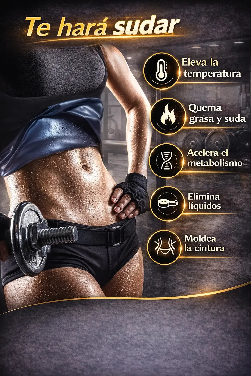 Faja Sauna Reductora Sweat Maker